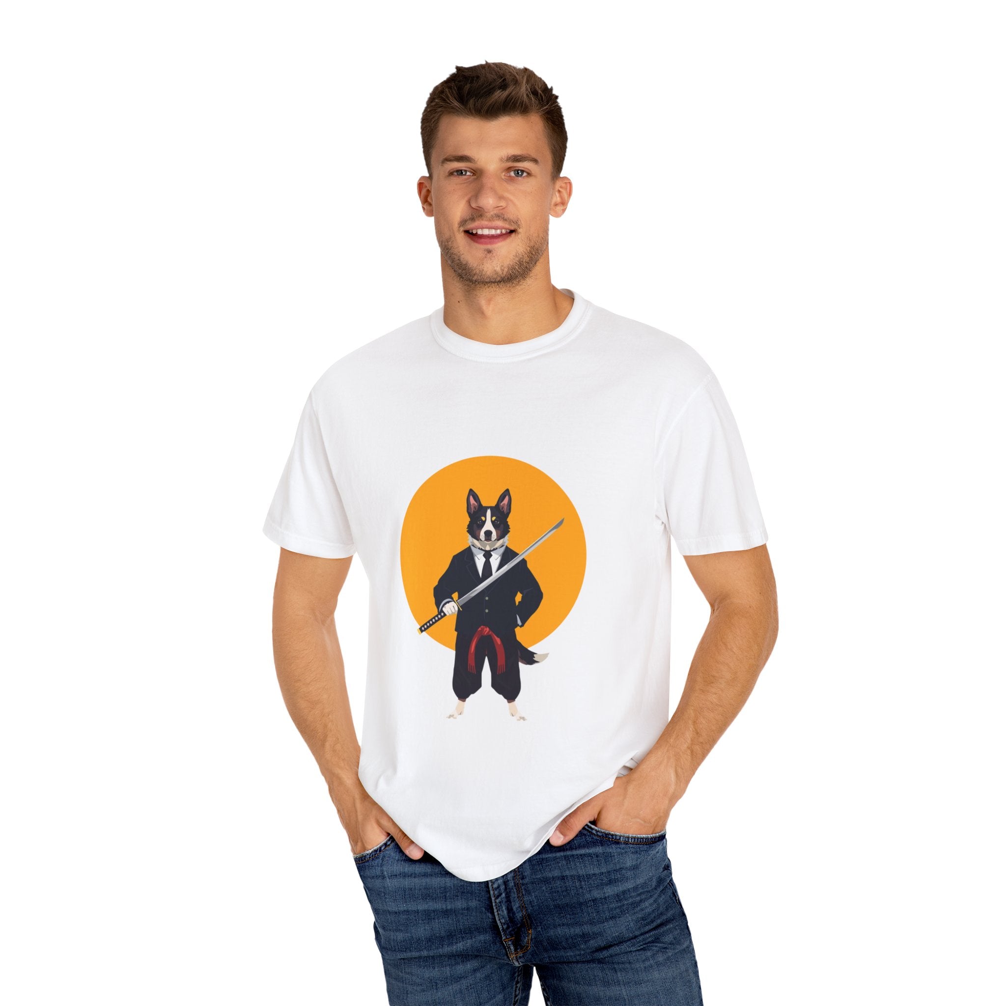 Stylish Pooch in Suit T-Shirt