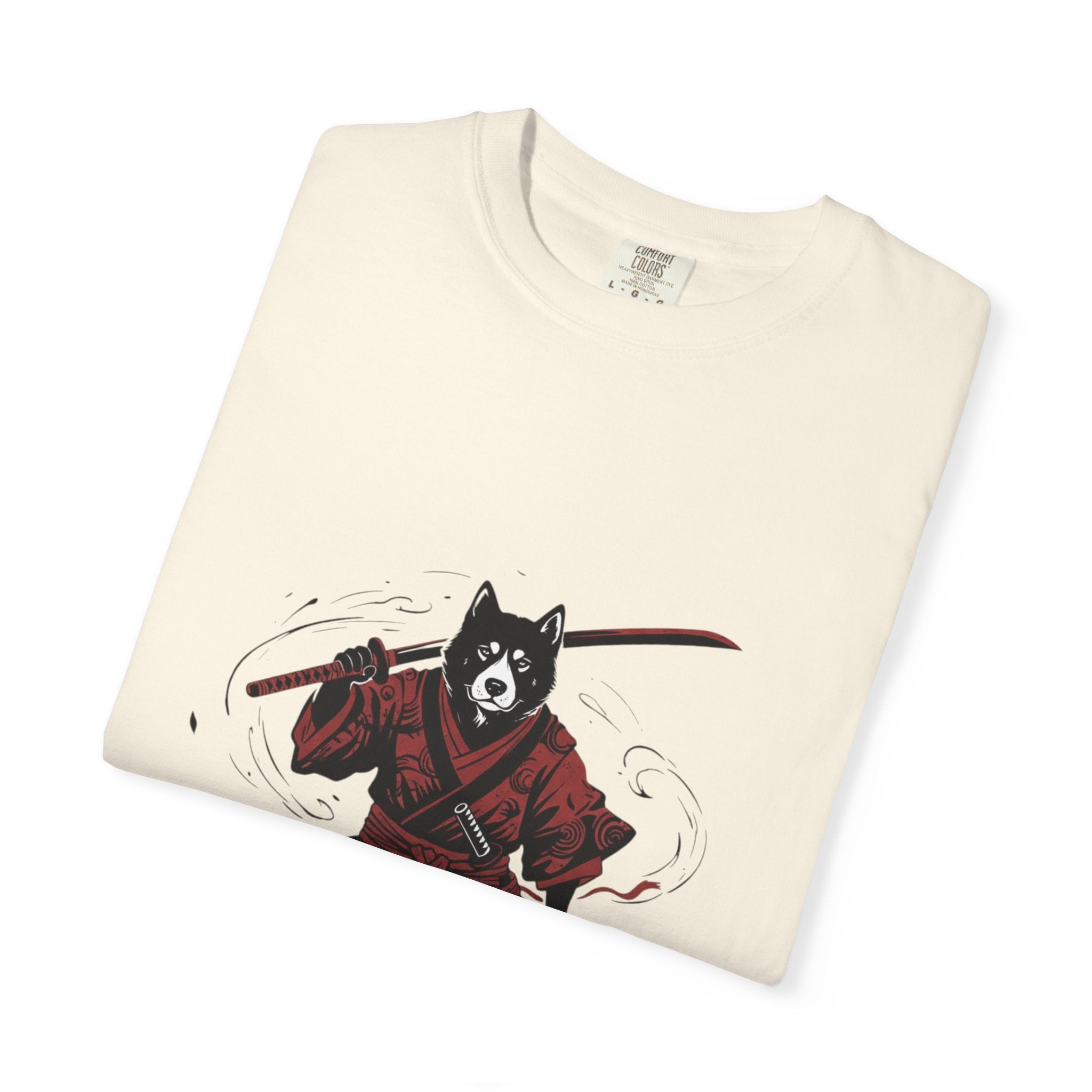 Samurai Wolf Graphic T-Shirt