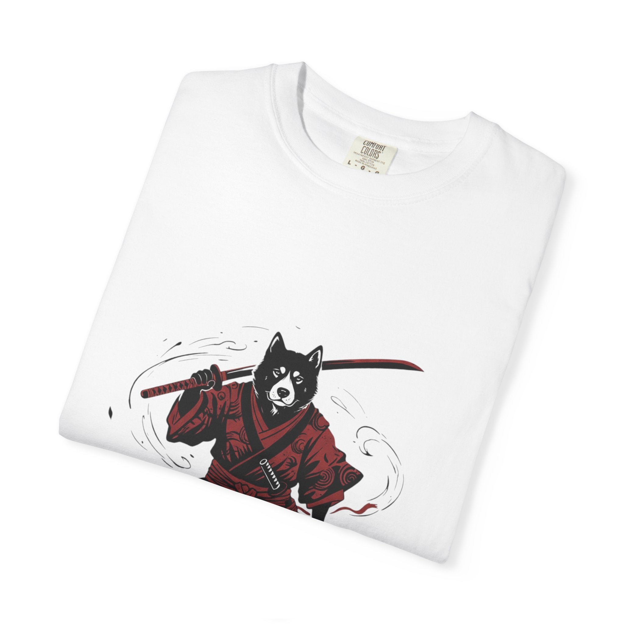 Samurai Wolf Graphic T-Shirt