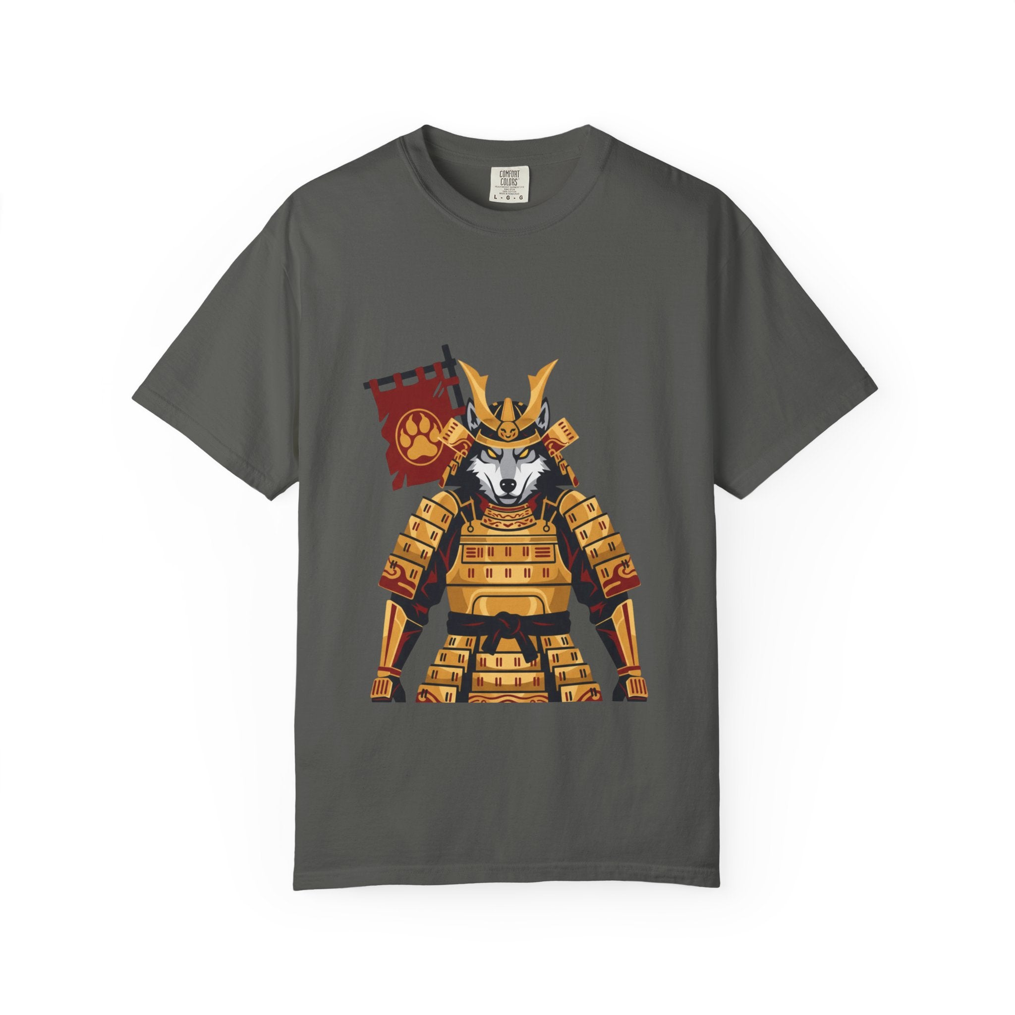 Samurai Wolf Graphic T-Shirt