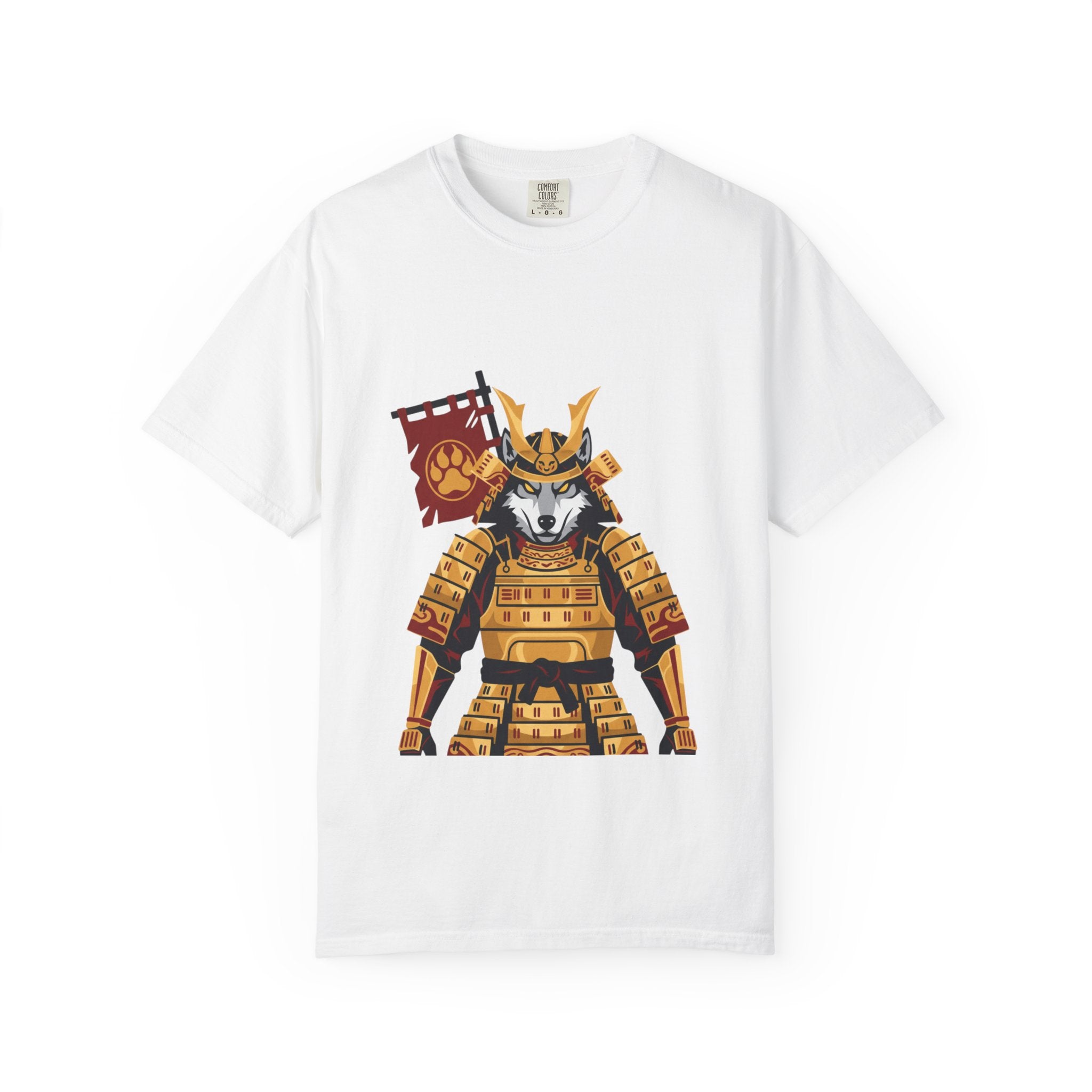 Samurai Wolf Graphic T-Shirt