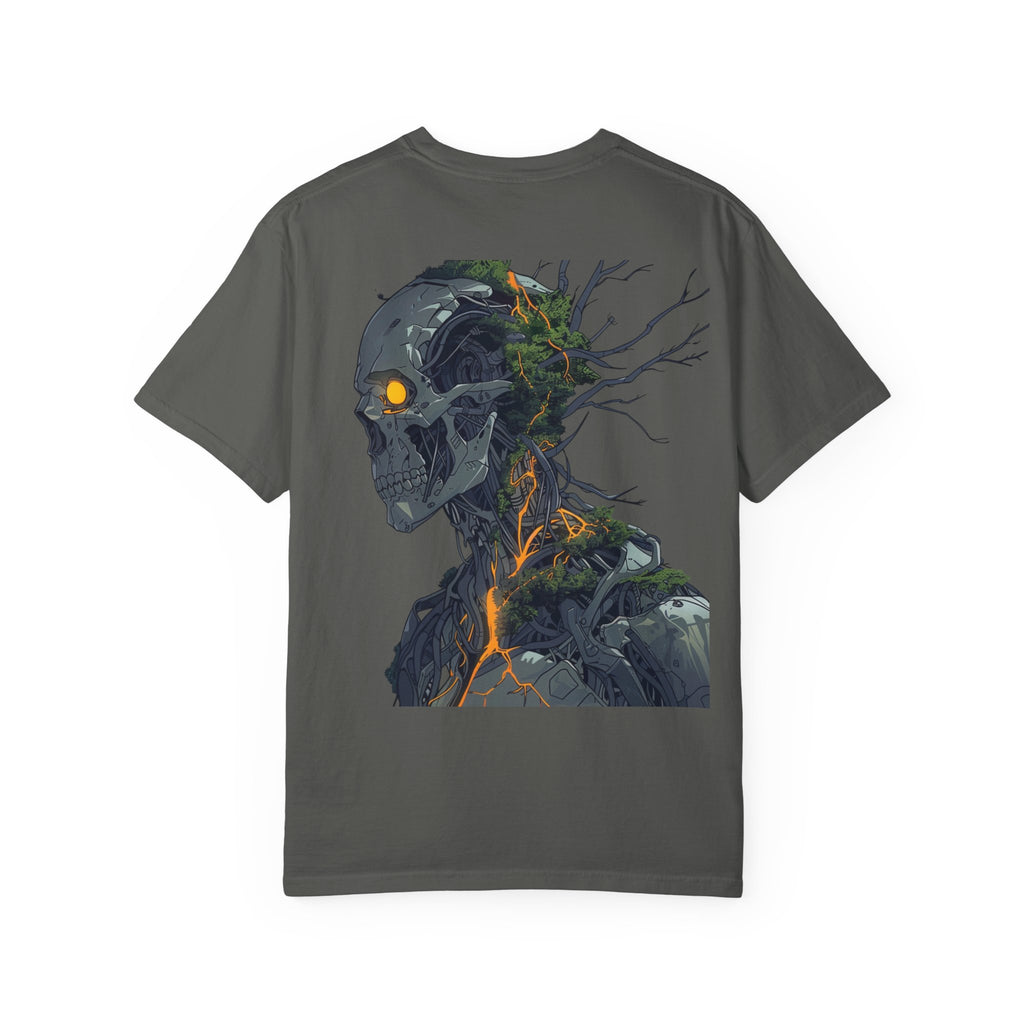 Cybernetic Nature Unisex T-Shirt - Unique Garment-Dyed Graphic Tee