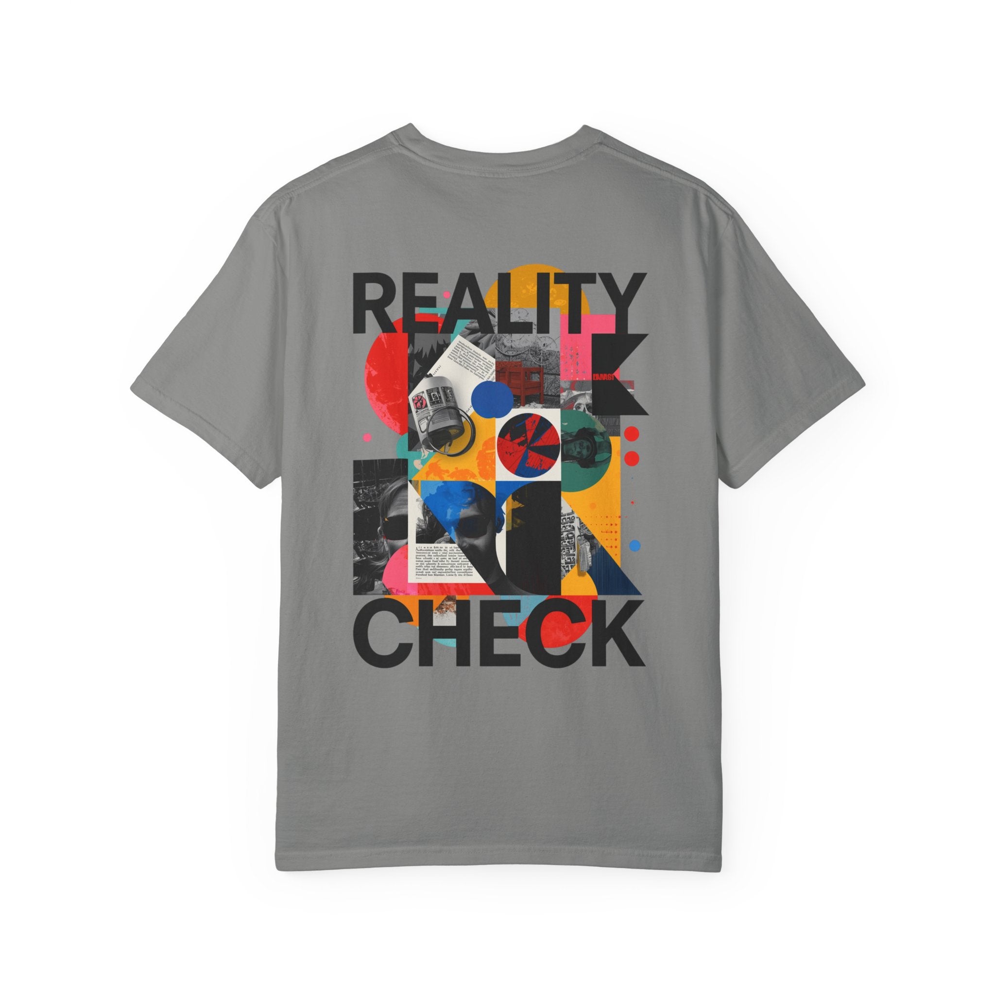 “Reality Check” – Abstract Graphic T-Shirt