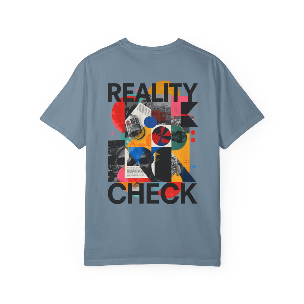 “Reality Check” – Abstract Graphic T-Shirt
