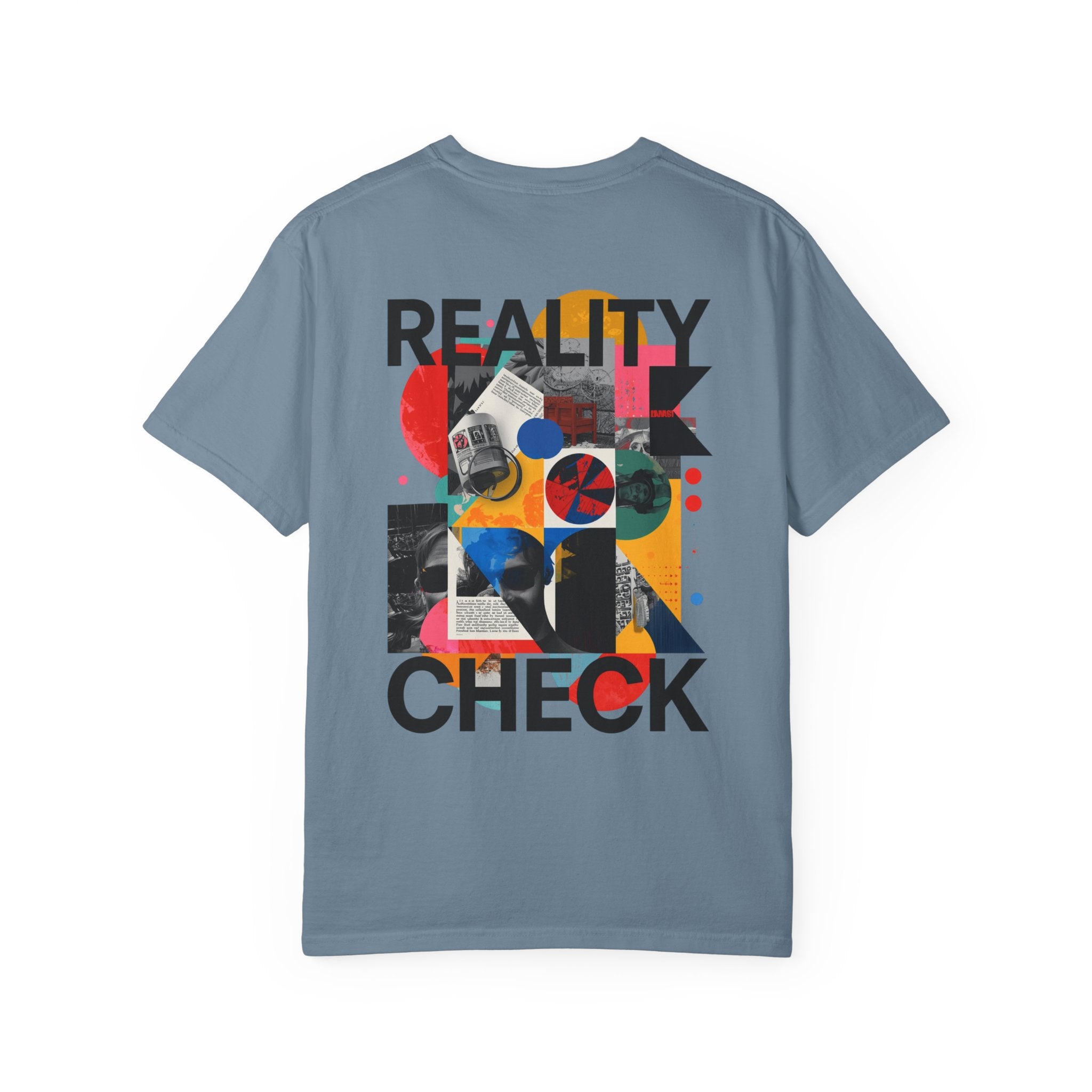 “Reality Check” – Abstract Graphic T-Shirt