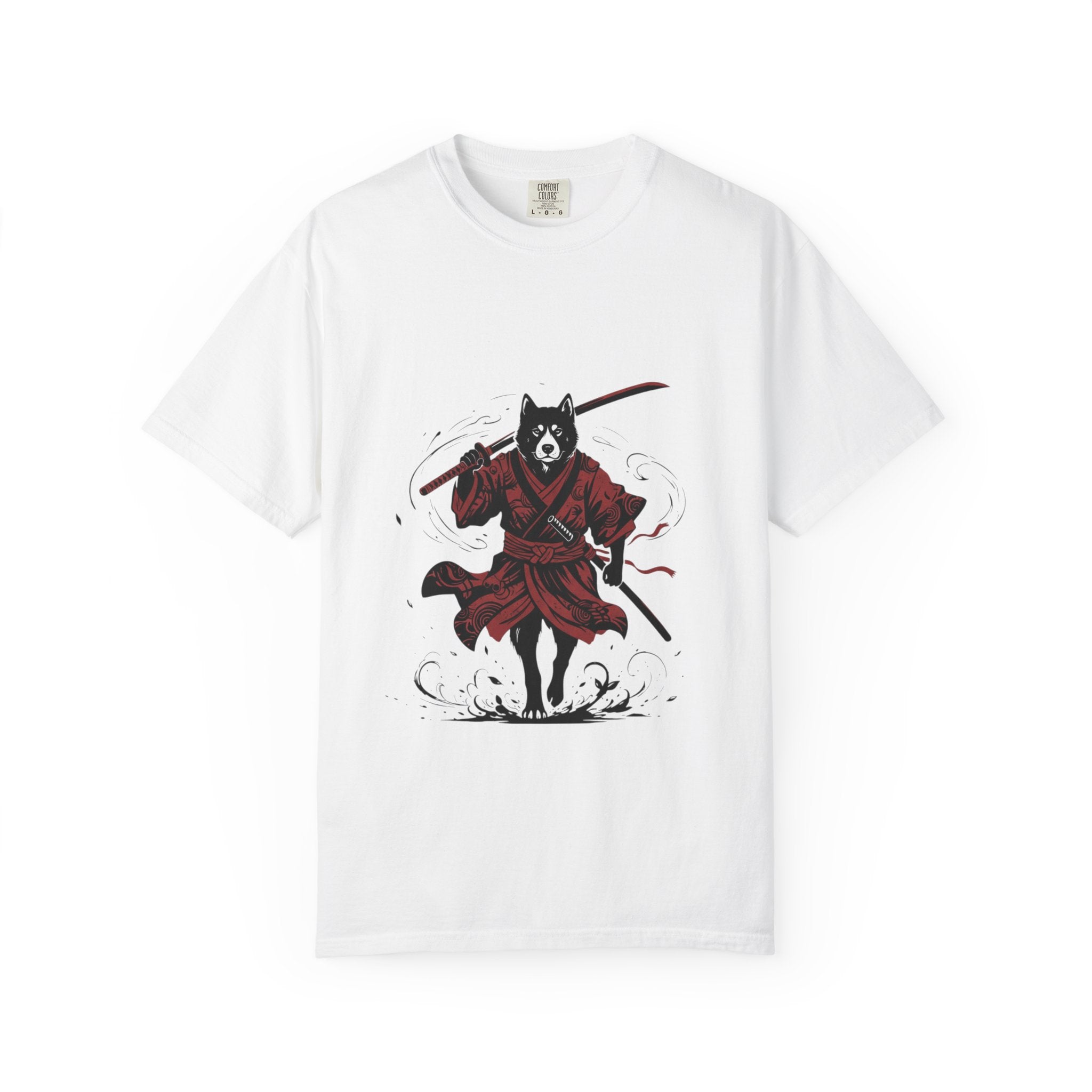 Samurai Wolf Graphic T-Shirt