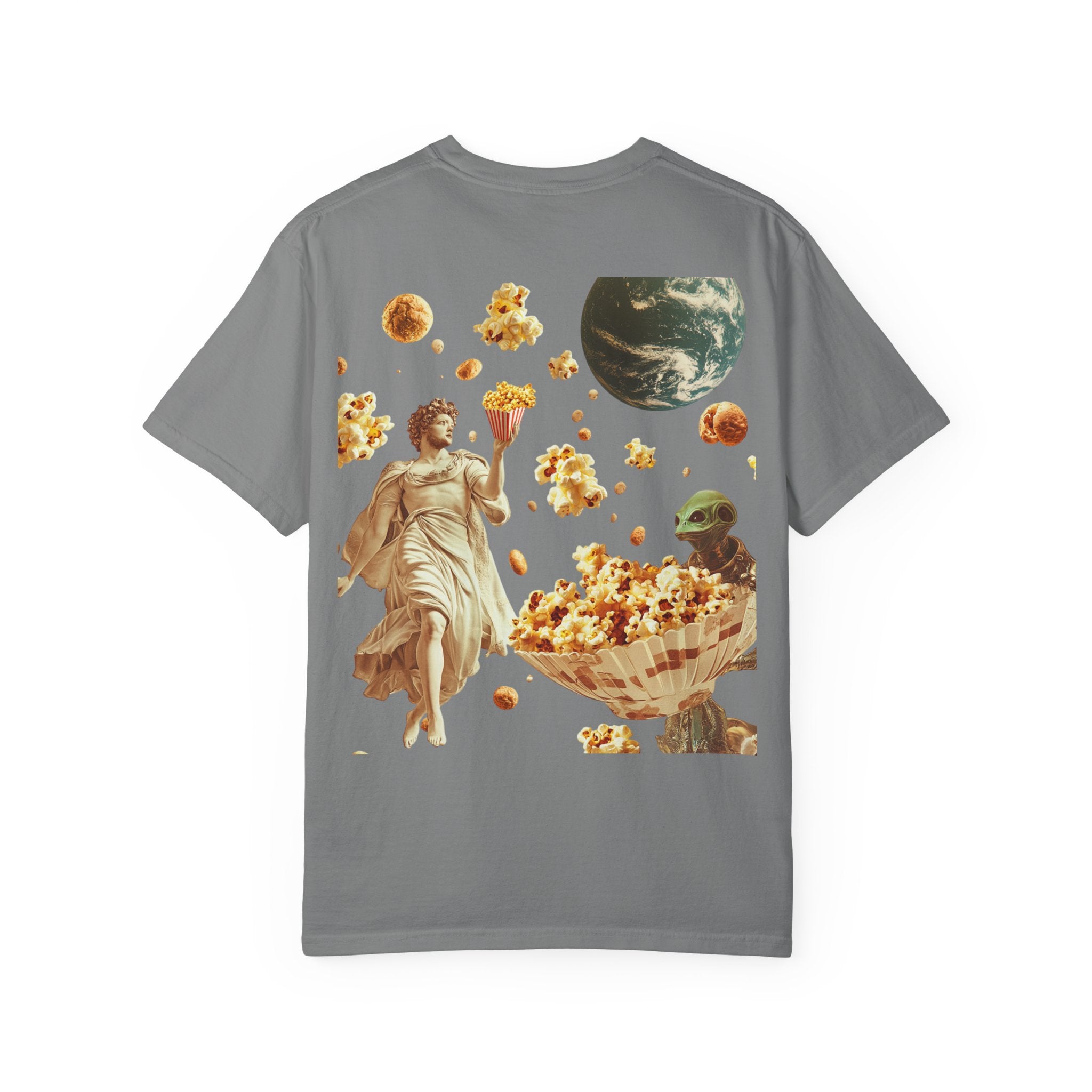Cosmic Popcorn Unisex T-Shirt - Fun Galaxy Design