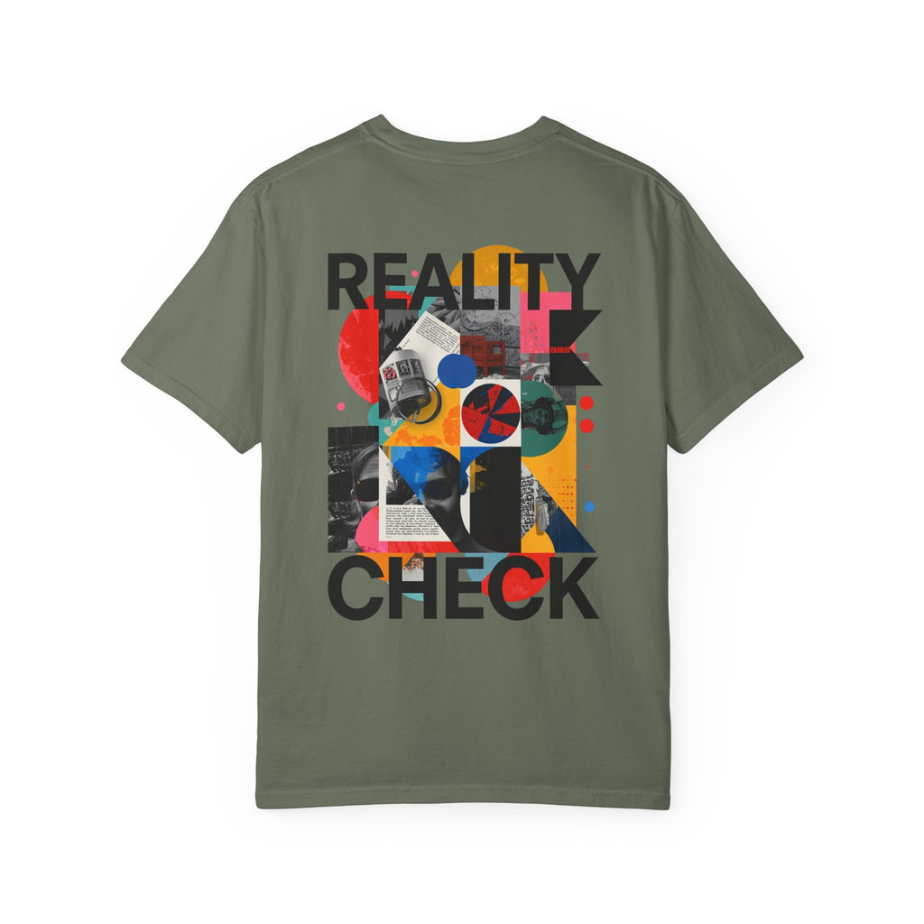 “Reality Check” – Abstract Graphic T-Shirt