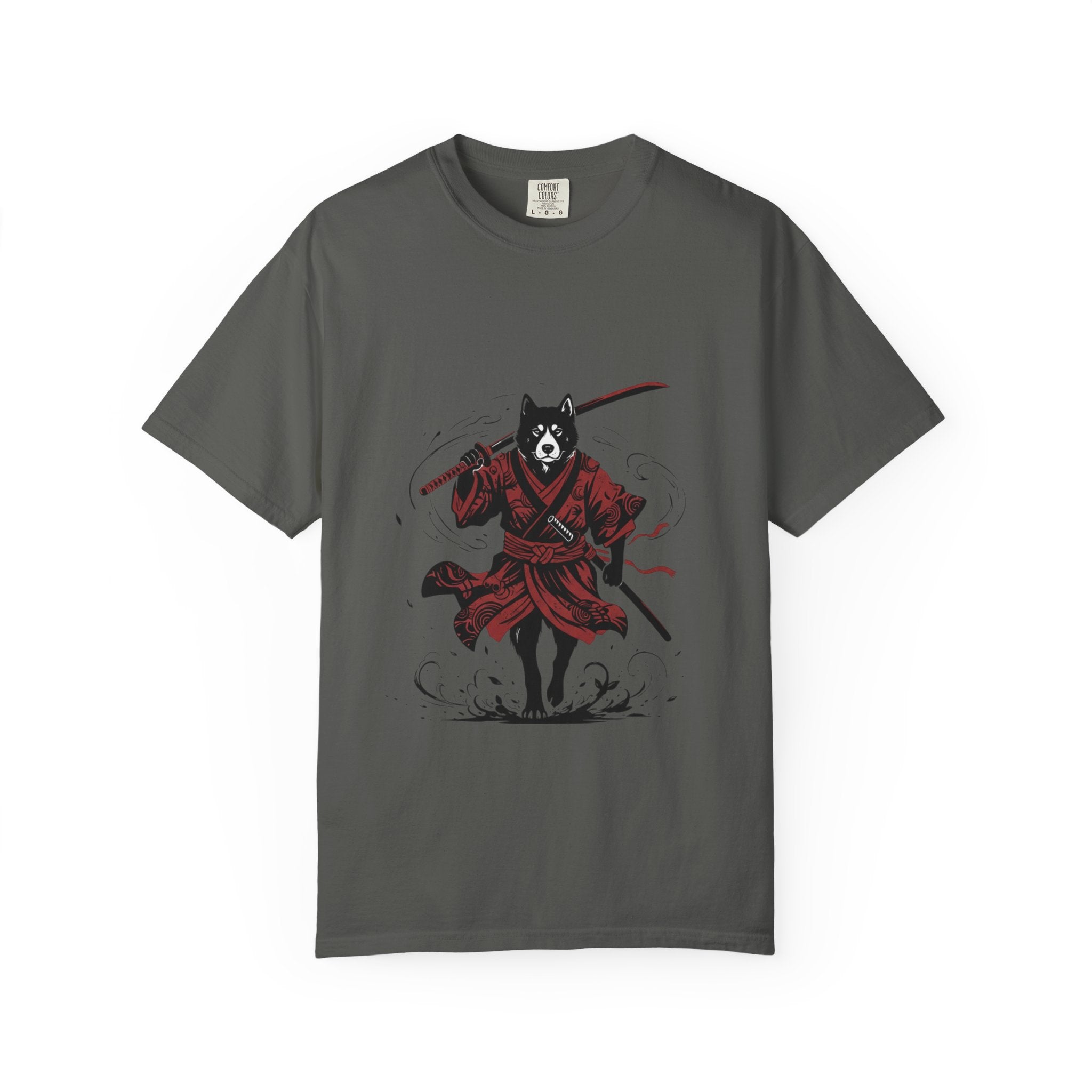 Samurai Wolf Graphic T-Shirt