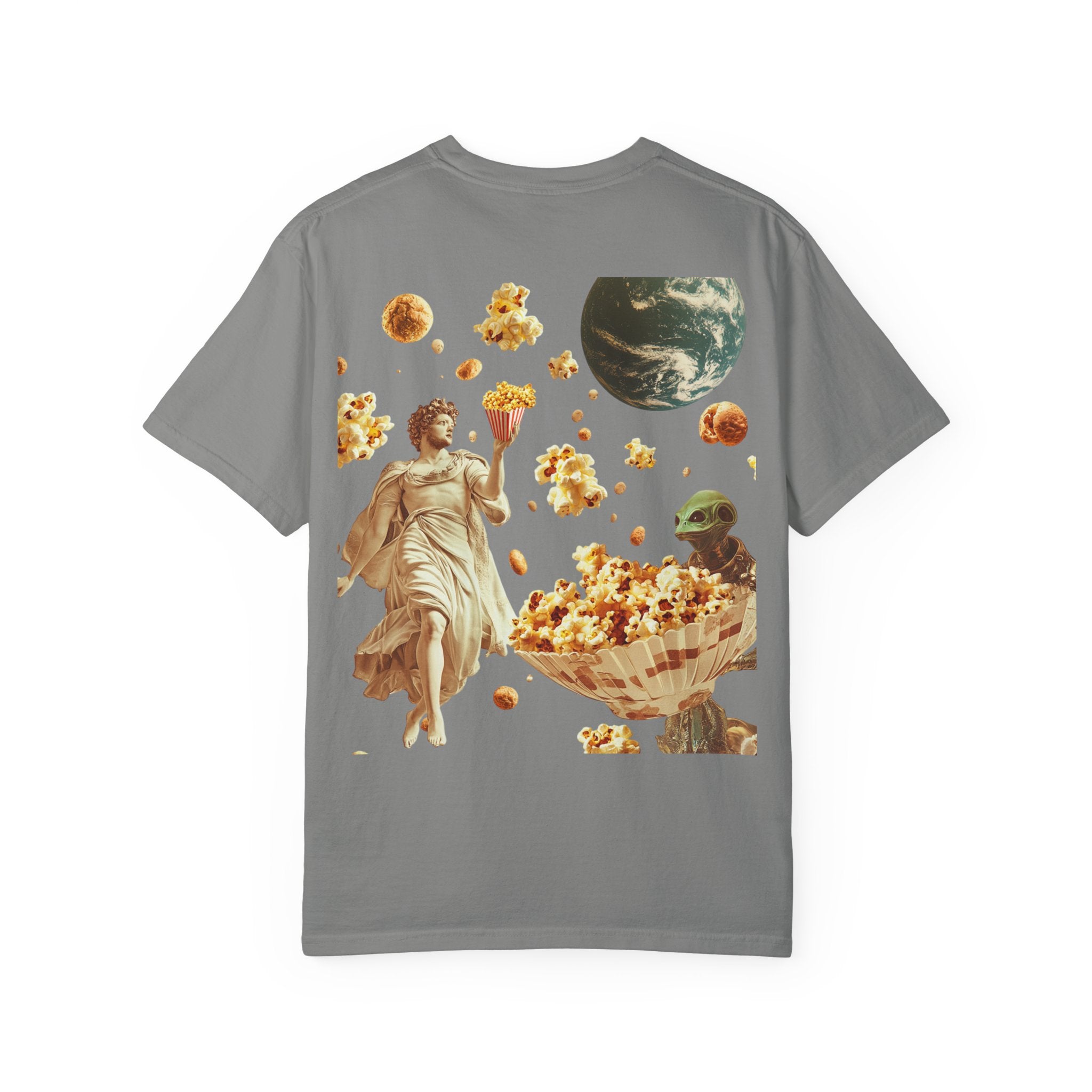 Cosmic Popcorn Unisex T-Shirt - Fun Galaxy Design