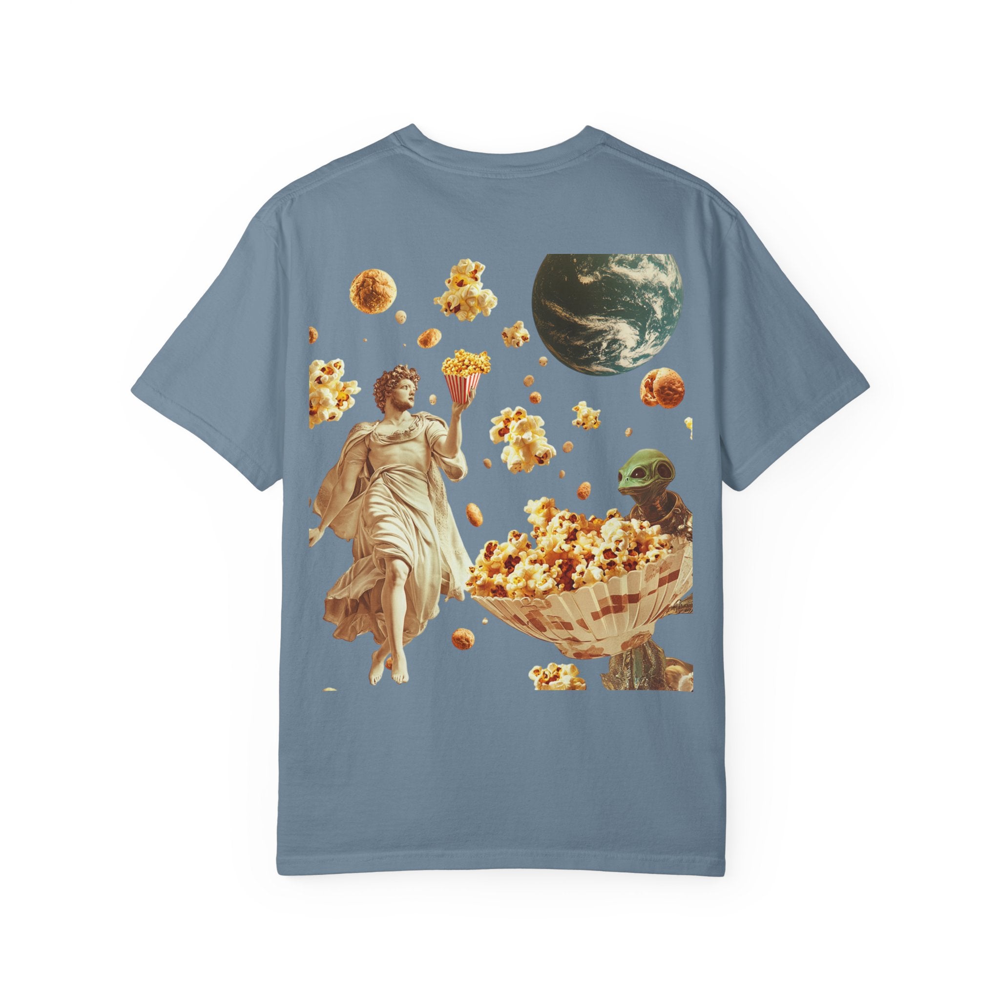 Cosmic Popcorn Unisex T-Shirt - Fun Galaxy Design