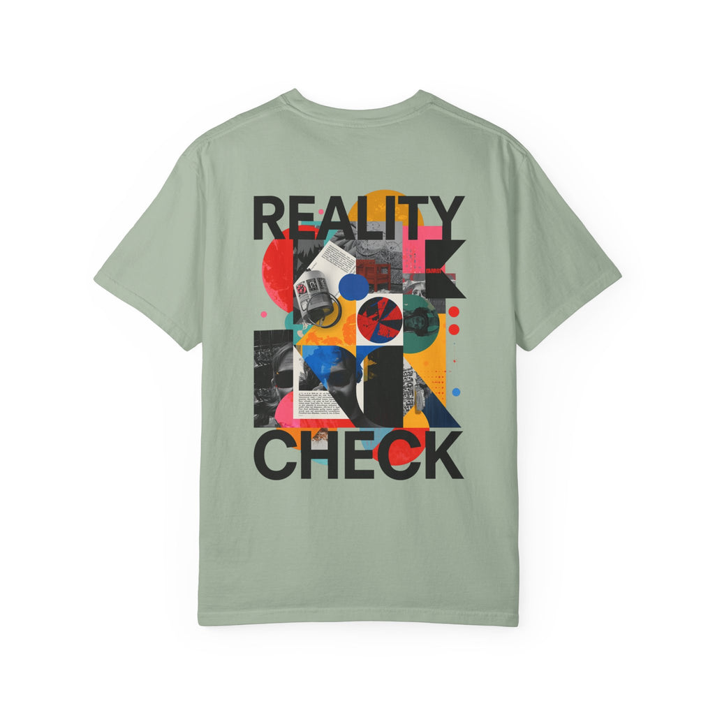 “Reality Check” – Abstract Graphic T-Shirt