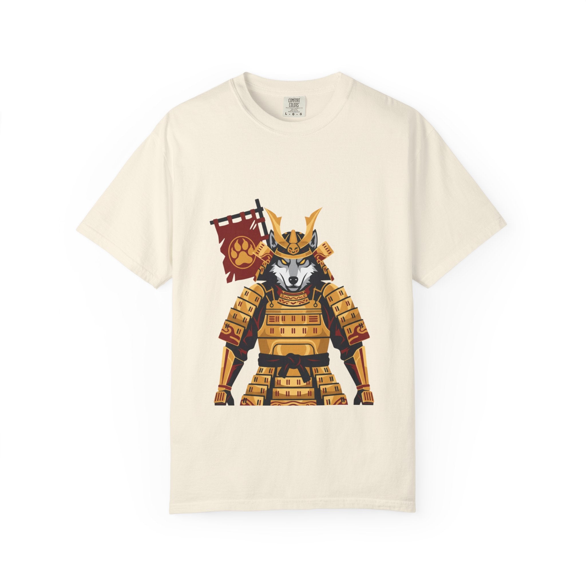Samurai Wolf Graphic T-Shirt