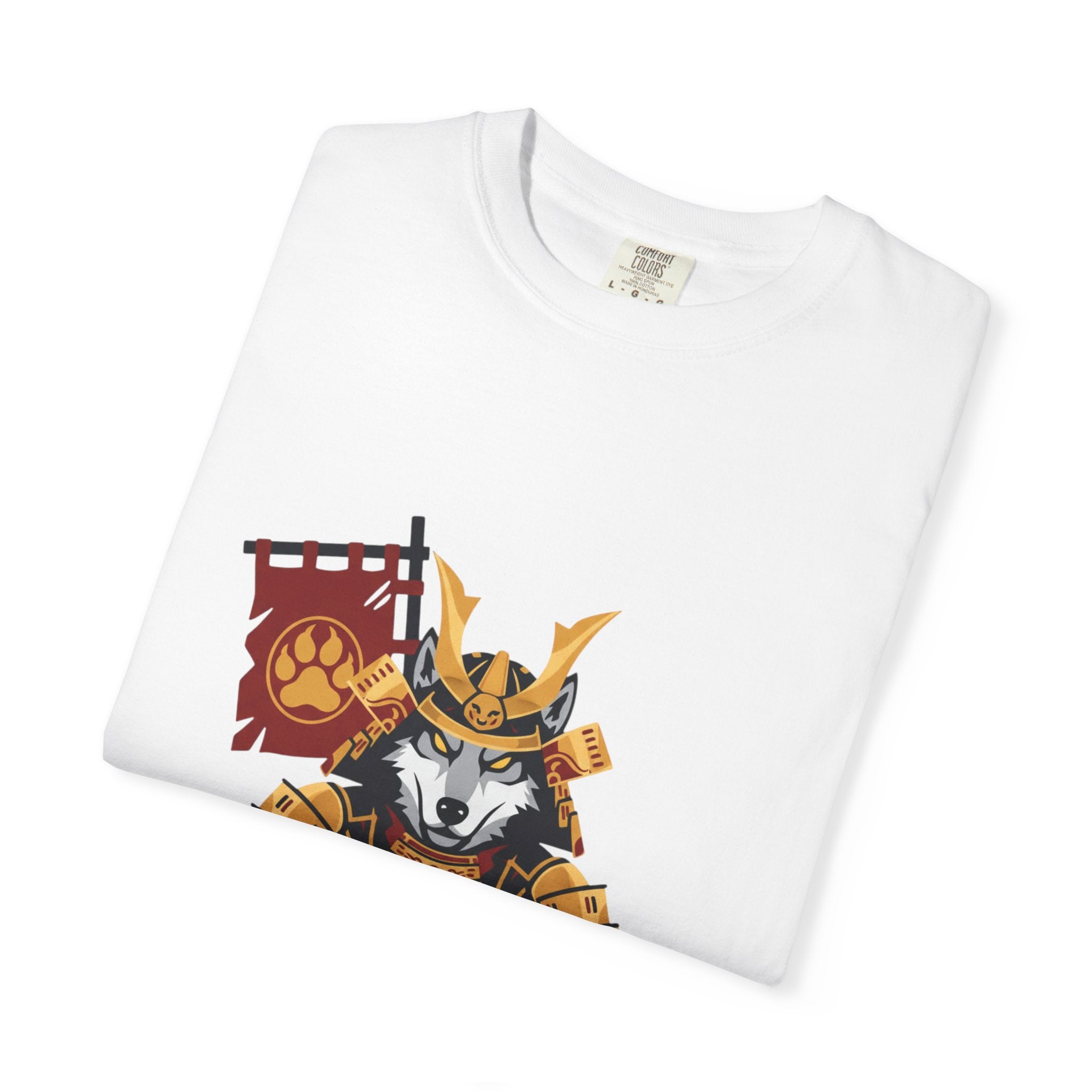 Samurai Wolf Graphic T-Shirt