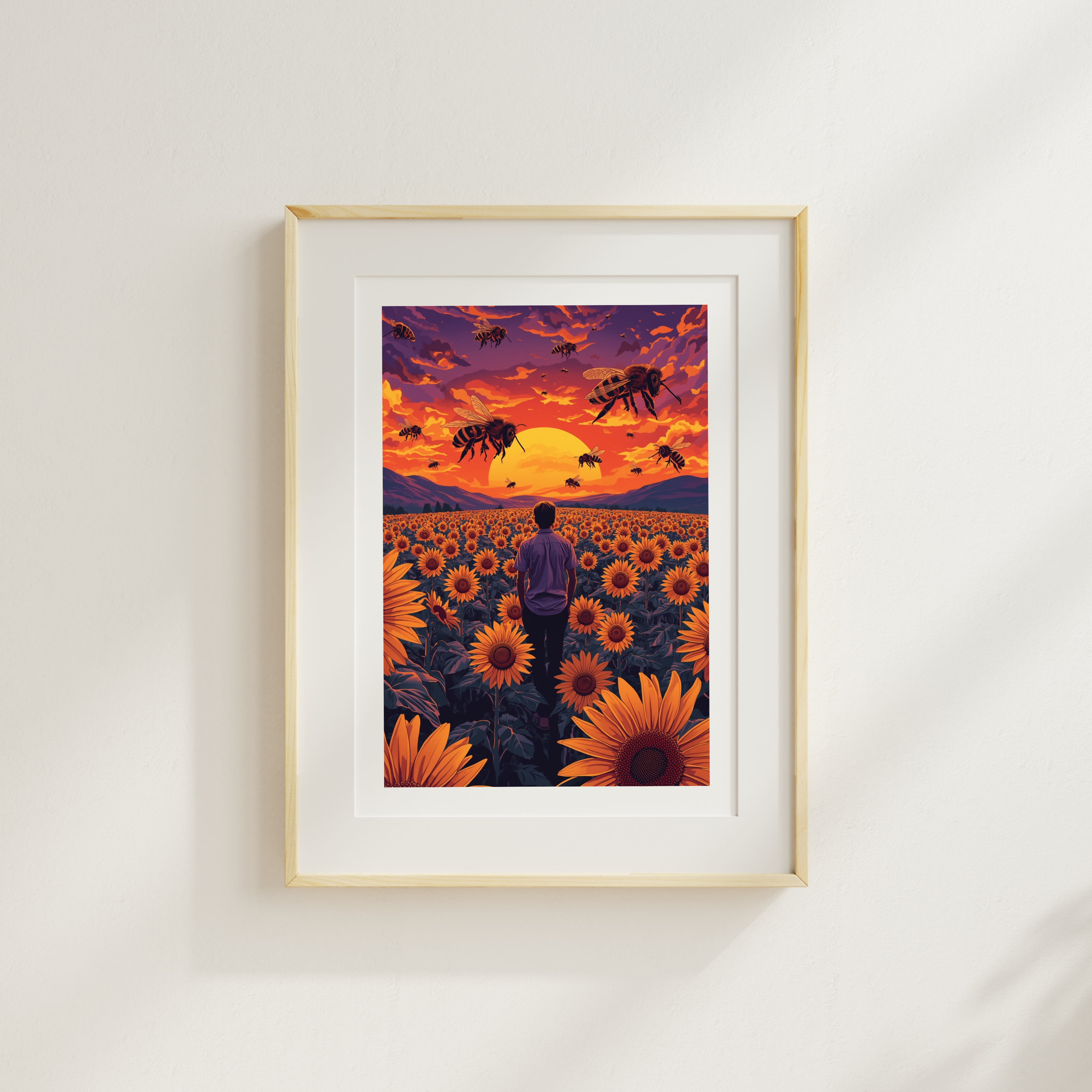“The Sunflower Dream” – Surreal Nature Fine Art Print