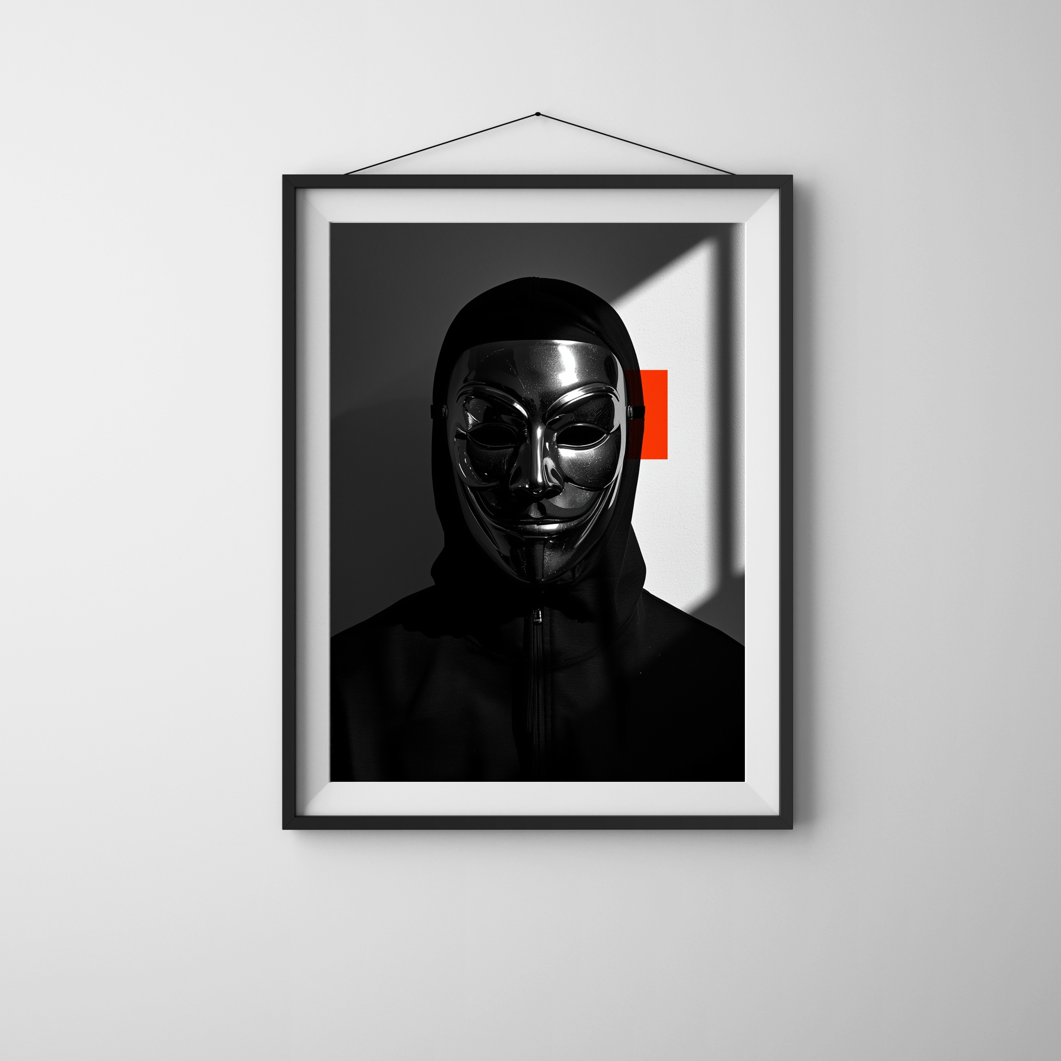 “The Mask” – Modern Minimalist Art Print